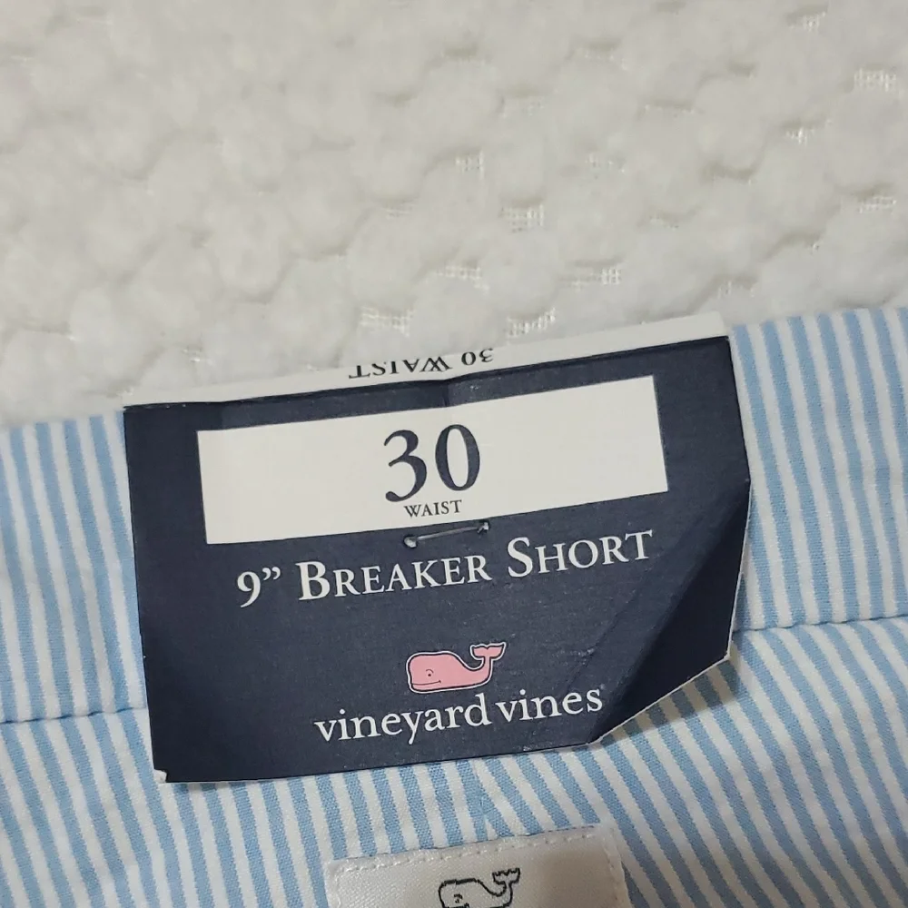 Vineyard Vines Light Blue Striped Flat Front Shorts - Picture 7 of 7